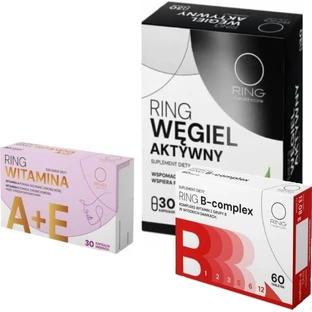 Ring Activated Carbon + Vitamin A + E + Vitamin B-Complex ...