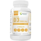 Wish Vitamin D3 2000IU 120 Weichkapseln.