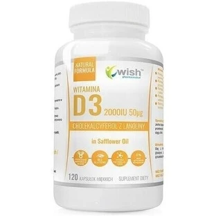 Wish Vitamine D3 2000IU 120 capsules.