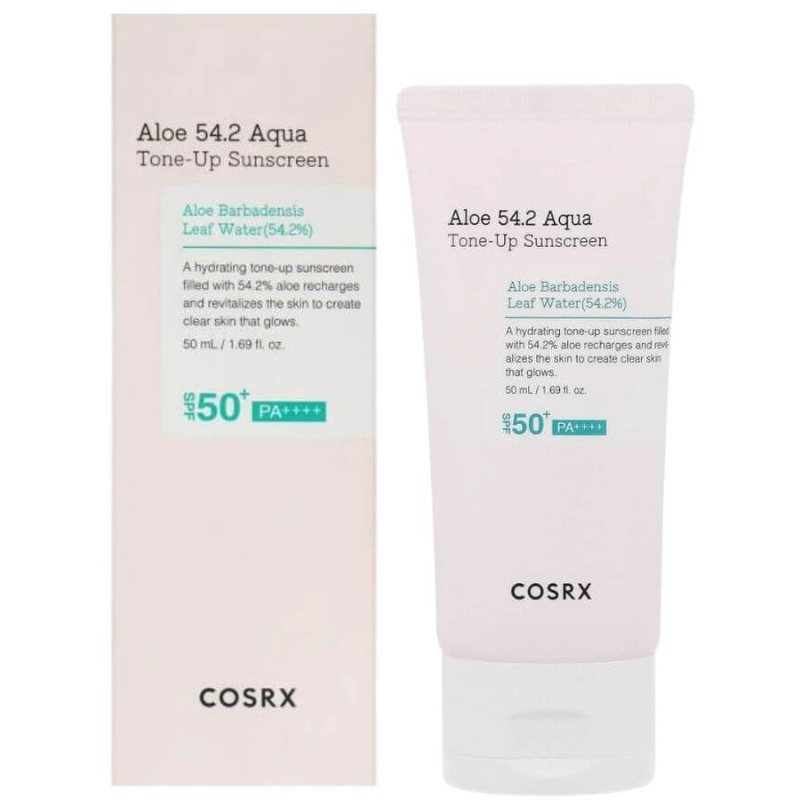 COSRX Aloe 54.2 Aqua Tone-Up Sunscreen lightweight tone-up cream ...