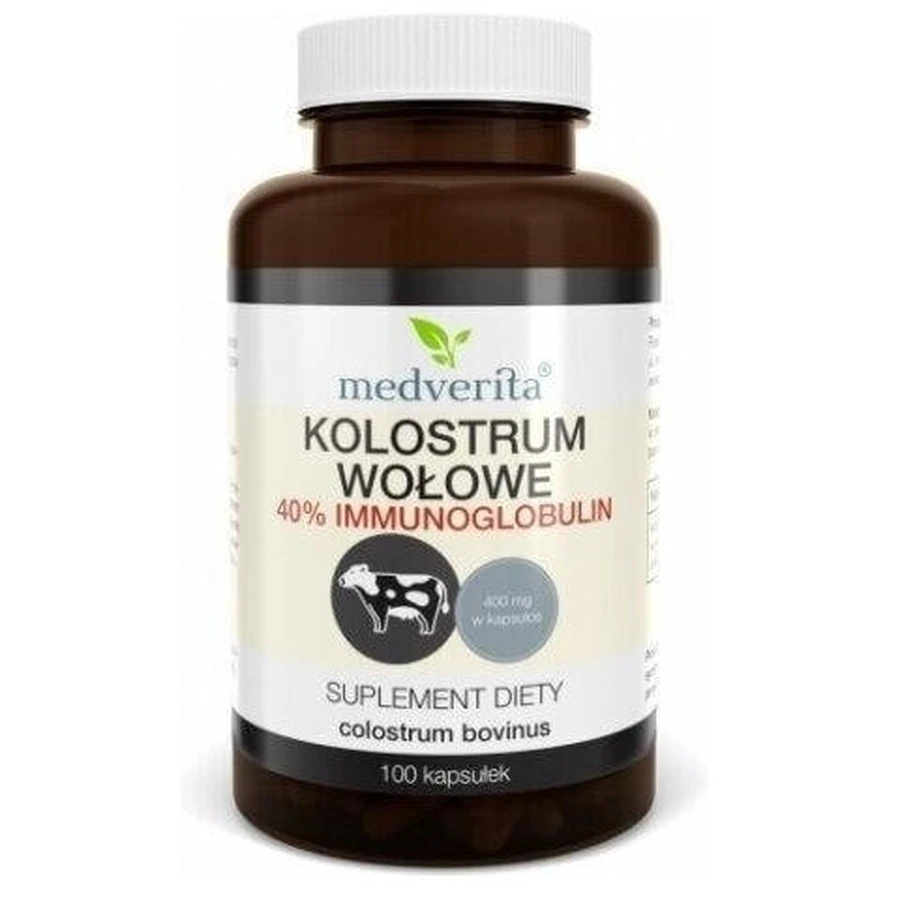 Medverita Colostrum bovin 400 mg 100 capsule