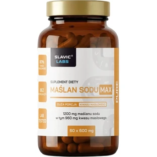 Slavic Labs Butirato sódico 60 cápsulas