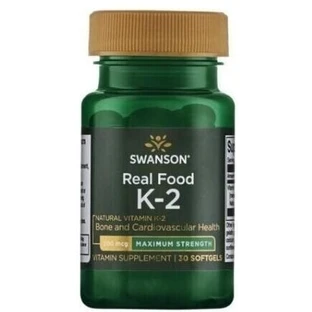 Swanson Vitamina K2 200mcg 30 cápsulas
