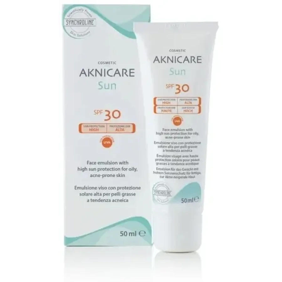 Synchroline Aknicare SUN SPF 30 Gezichtscrème 50 ml.