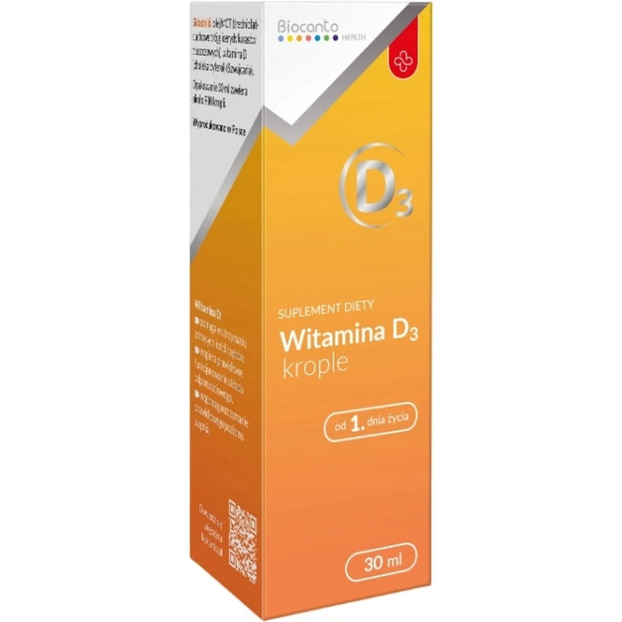 Biocanto Vitamin D3 from day 1 drops 30 ml.