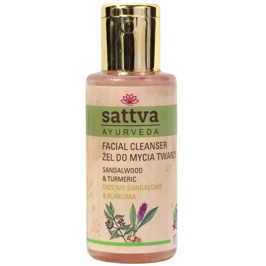 Sattva Sandelholz- und Kurkuma-Gesichtswaschgel 100 ml