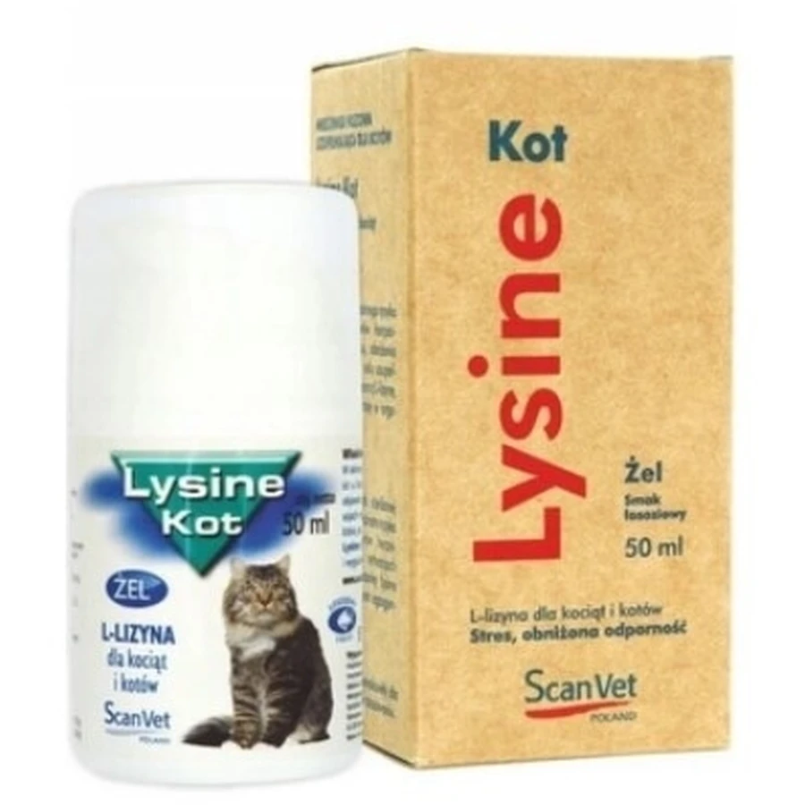 ScanVet Lysine gel pour chats 50 ml