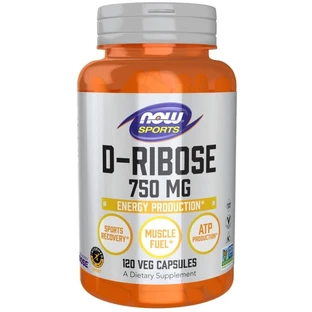 Now Foods D-Ribosa 750 mg D-Ribosa 120 cápsulas