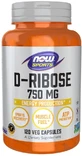 Now Foods D-Ribose 750 mg D-Ribose 120 capsules