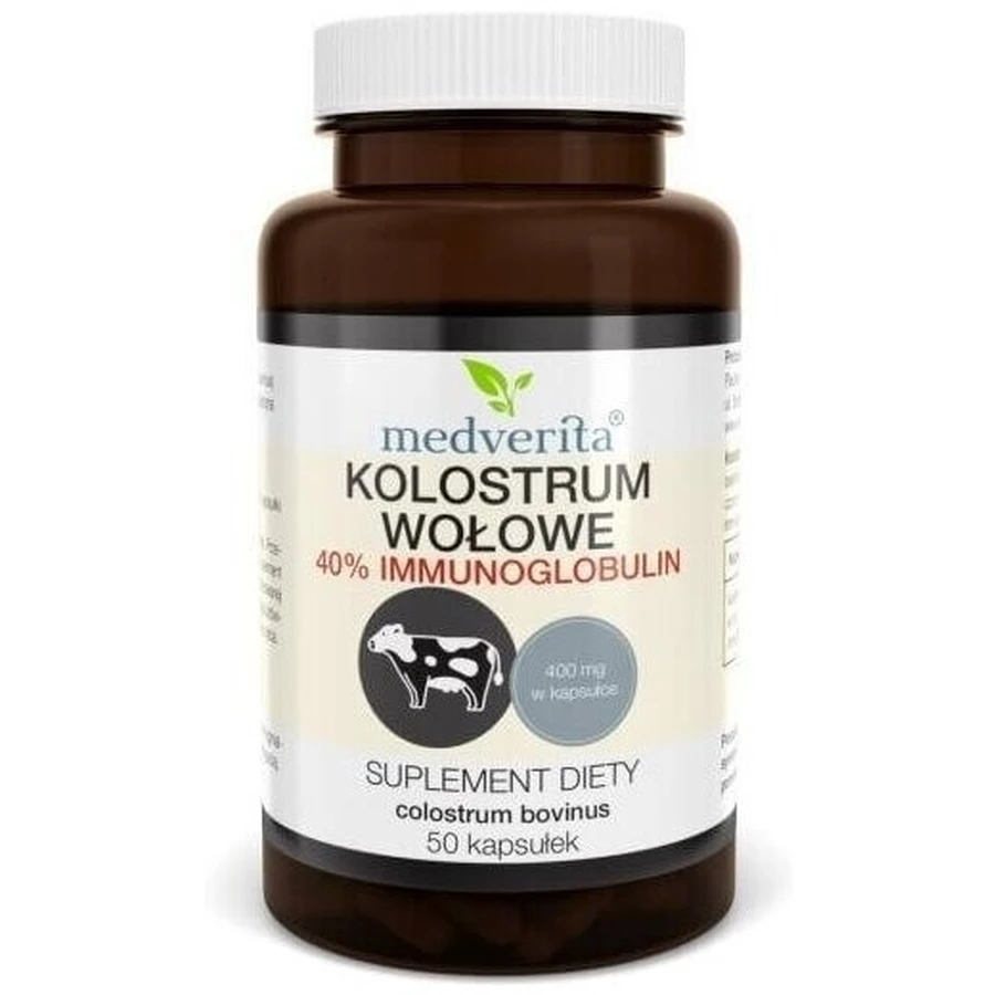 Medverita Colostrum bovin 400 mg 50 capsule