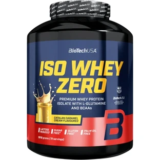 BioTech USA Iso Whey Zero protéine en saveur Caramel Catalan ...