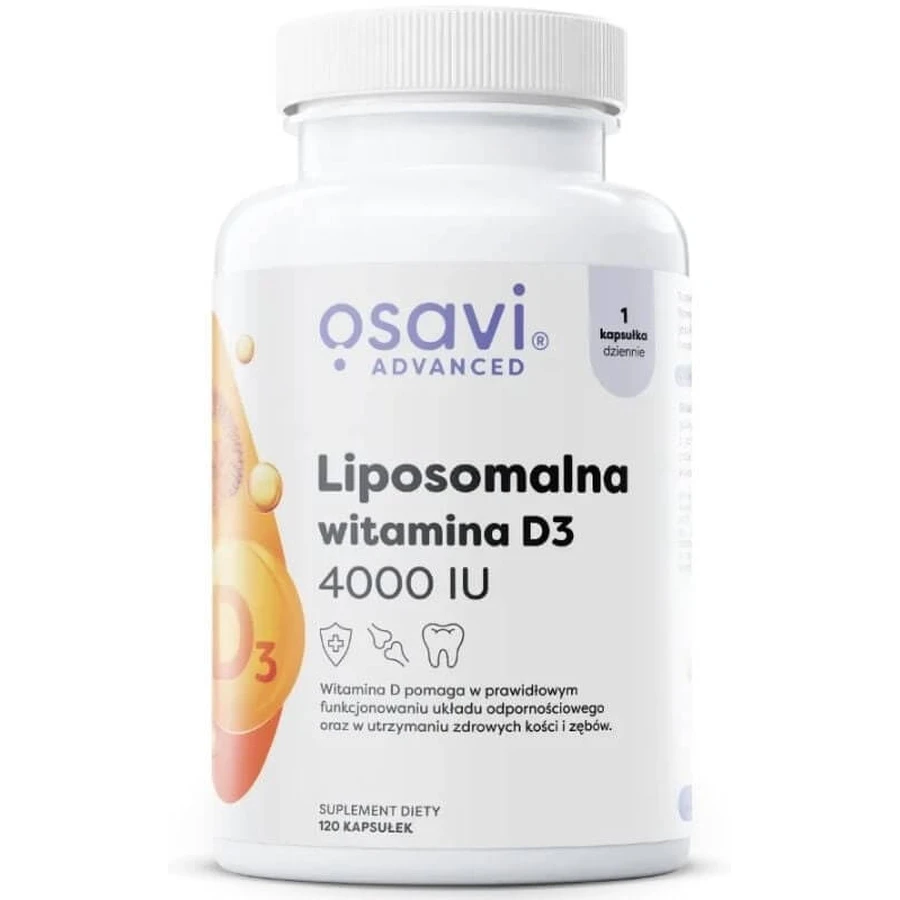 Osavi Liposomales Vitamin D3 4000 IU, 120 Kapseln