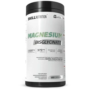 Skill Nutrition Bisglycinate de magnésium 120 gélules.