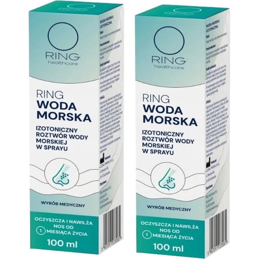 Ring Isotonisches Meerwasser 100 ml Mehrfachpackung × 2
