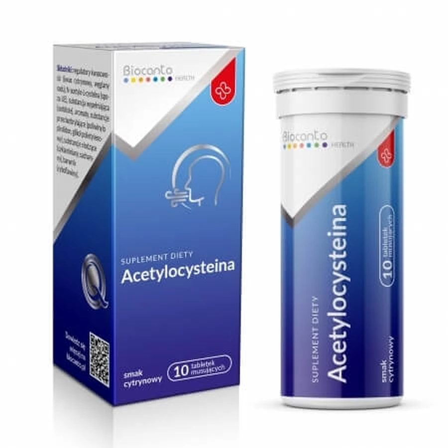 Biocanto Acetylcystein 10 Brausetabletten