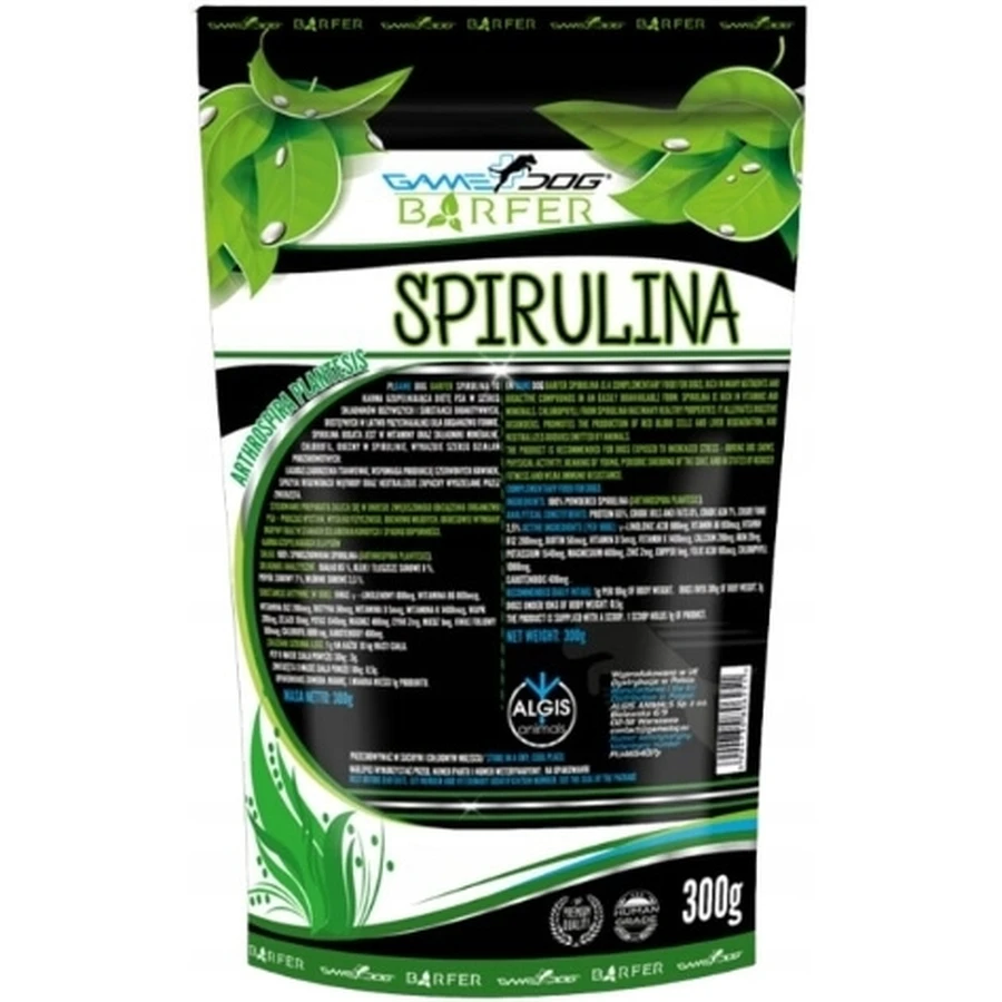 GAME DOG BARFER Spirulina 300 g