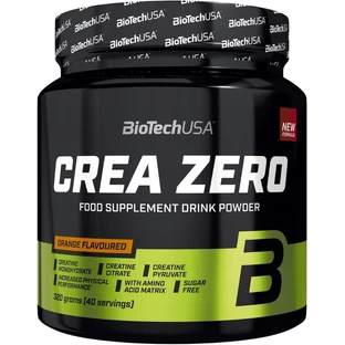 BioTech USA Crea Zero creatine met sinaasappelsmaak 320 g