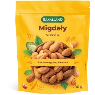 Almendras sin cáscara Bakalland 200 g