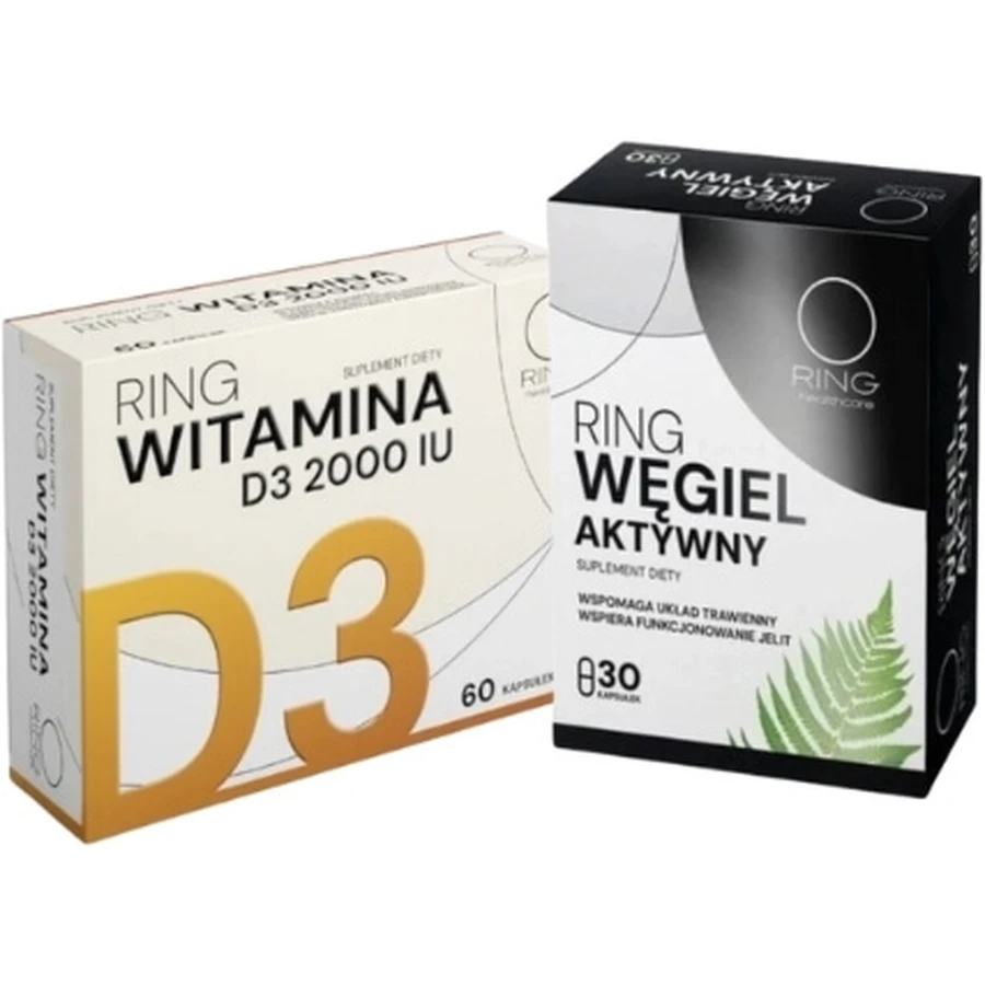 Ring Vitamin D3 2000 + Ring Activated Carbon