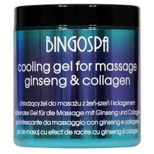 BINGOSPA Verkoelende massagegel ginseng en collageen 250 g