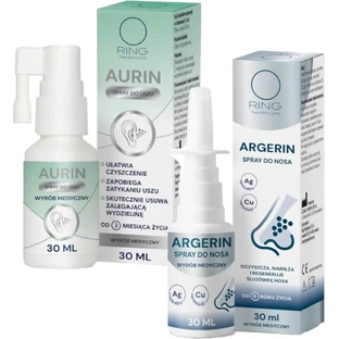 Anillo Aurin Spray Oído 30 ml + Anillo Argerin Spray Nasal ...