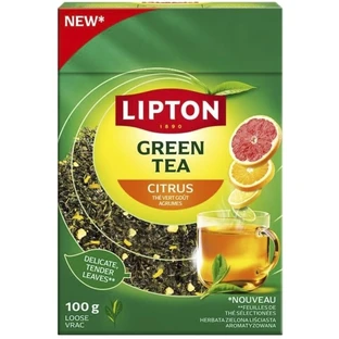 Lipton Green Tea Citrus Thé vert en feuilles ...
