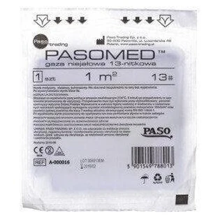 PASOMED gasa apósito no estéril 13 hilos 1 m2 1 pieza