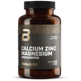 BioTech USA Calcium, Zinc, Magnesium 90 tablets