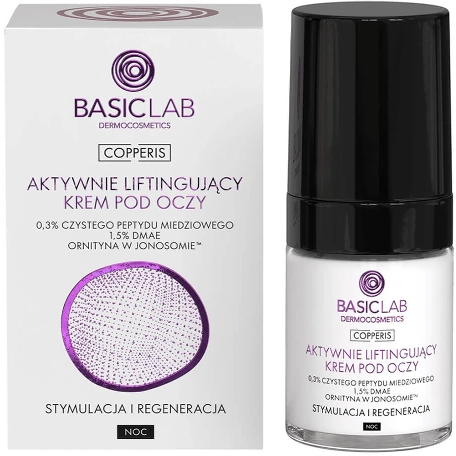 BasicLab Copperis Active crema de noche lifting bajo ...