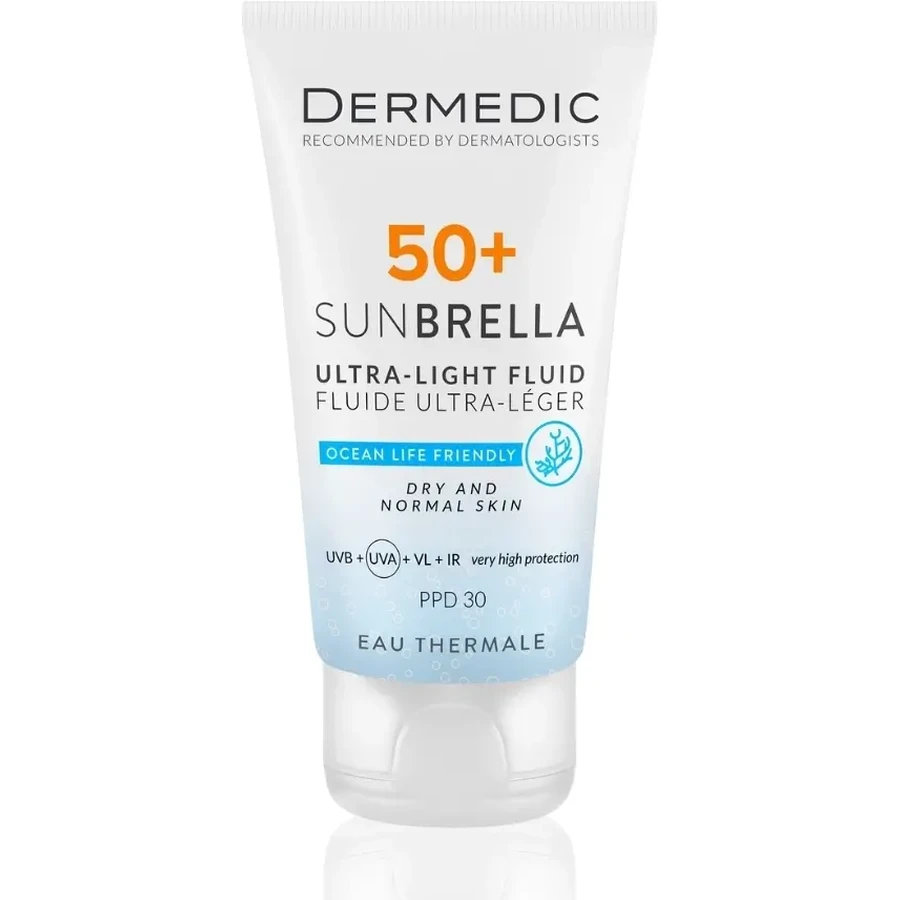 Crema protectora ultraligera Dermedic Sunbrella SPF 50+ para ...