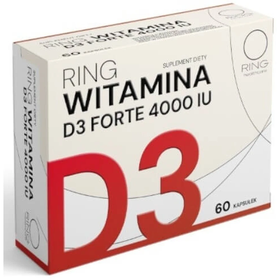 Ring Vitamin D3 Forte 4000 IU 60 capsules.
