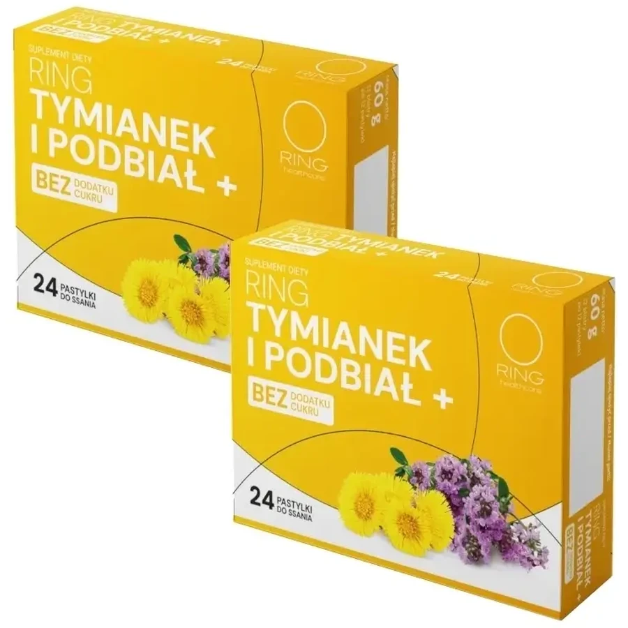 Ring Thyme And Coltsfoot + no added sugar 24 lozenges for ...