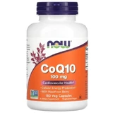 NOW FOODS Coenzym Q10+Weißdorn 180 Kapseln