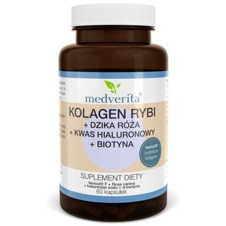 Medverita Fish Collagen + wild rose + hyaluronic acid+ ...