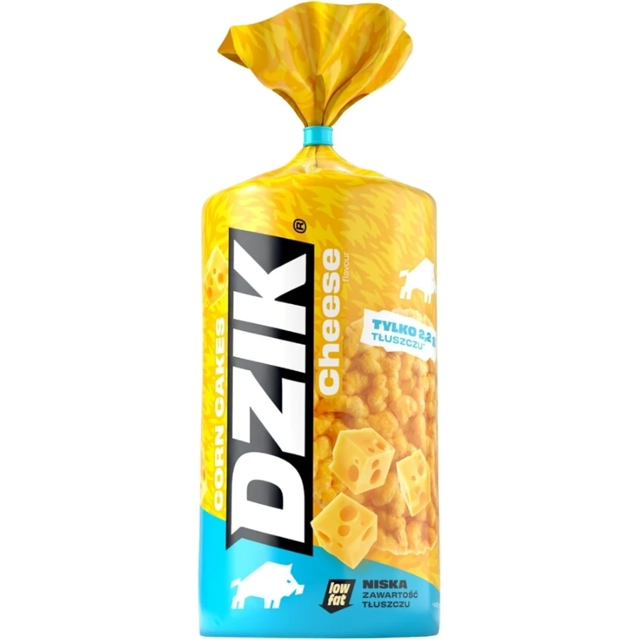 WK DZIK Magere Maiswafels kaas 120 g