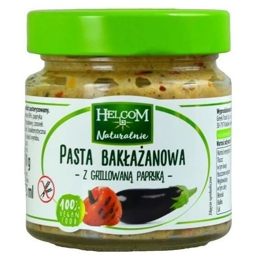 Helcom Pasta de Berenjena con Pimientos a la Parrilla 190 g
