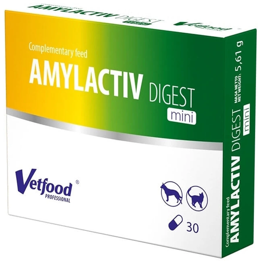 VETFOOD Amylactiv Digest MINI 30 capsules.