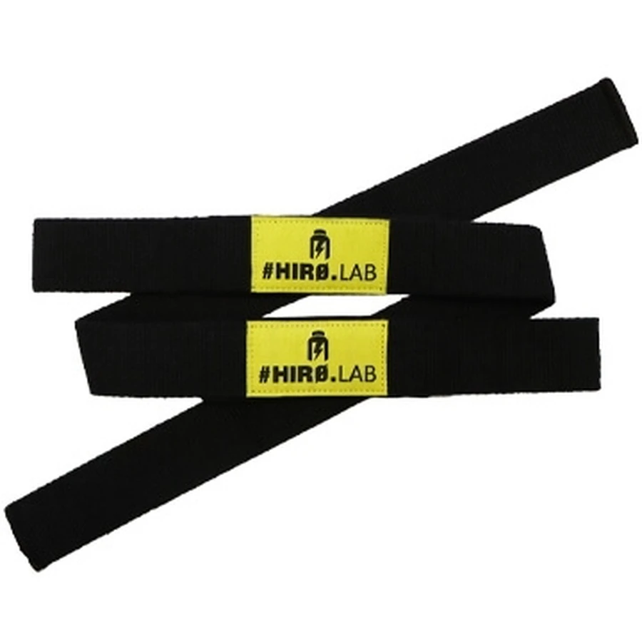 HIRO.LAB Katoenen Riem Rubber Logo Zwarte Riemen voor ...