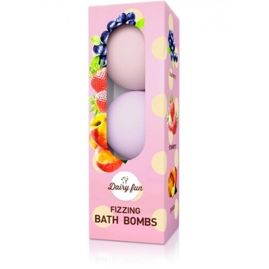 DELIA Dairy Fun badballen aardbei, bosbes, ...