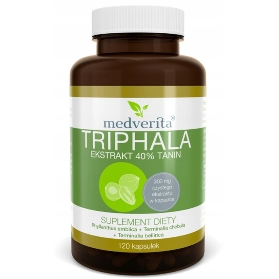 Medverita Triphala 300 mg 120 cápsulas