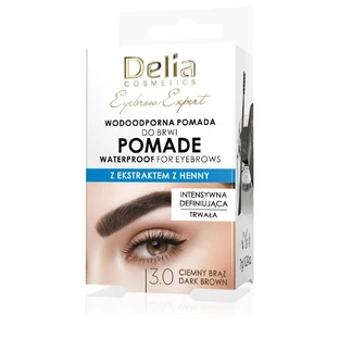 DELIA Eyebrow Expert Pomada de Cejas Impermeable 3.0 Marrón 7 g