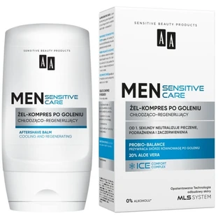AA Men Sensitive Care After-Shave Gel-Kompresse ...