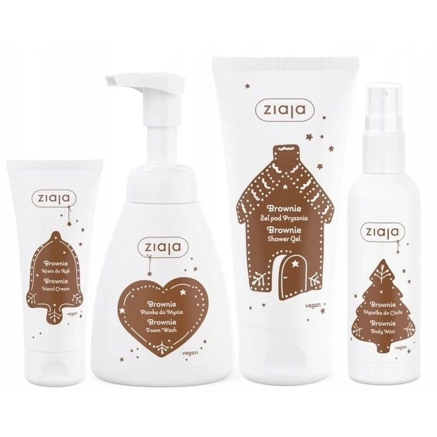 Ziaja Brownie Set Douchegel + Wasschuim + ...