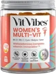 Vit Vibes Women's Multi-Vit jelly beans 60 pieces.