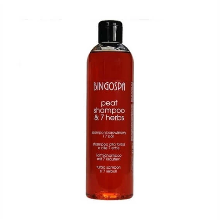 BINGOSPA Șampon cu turbă și 7 ierburi 300 ml