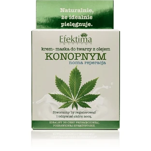 EFEKTIMA Face Cream-Mask with Hemp Oil for Night 50 ...