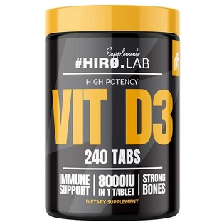 HIRO.LAB Vitamine D3 8000IU 240 tabletten