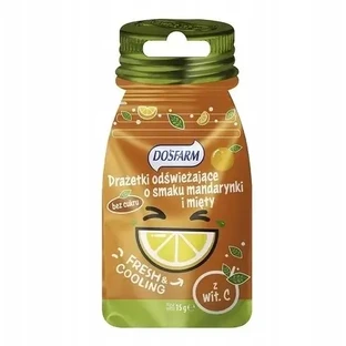 Dosfarm Cecina refrescante con sabor a mandarina y menta ...