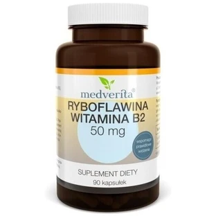 Medverita Riboflavin Vitamin B2 50 mg 90 capsules