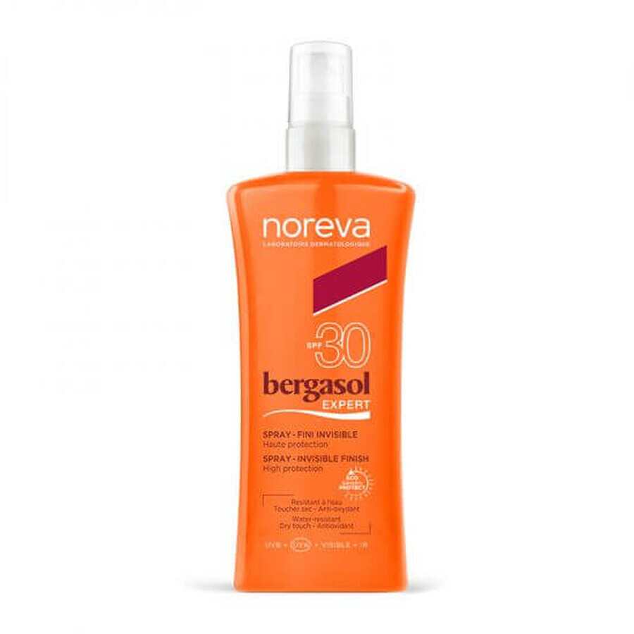Buy Spray with invisible finish SPF30 Bergasol Expert, 125 ml, Noreva Spray with invisible finish SPF30 Bergasol Expert, 125 ml, Noreva